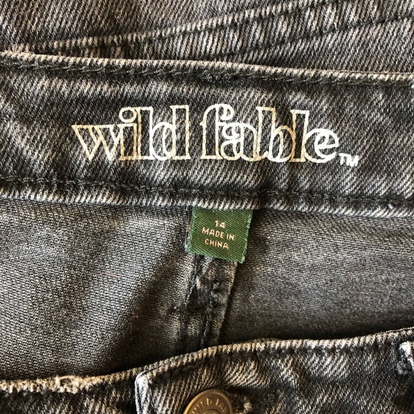 High waisted distressed black jeans - Picture 3 of 3